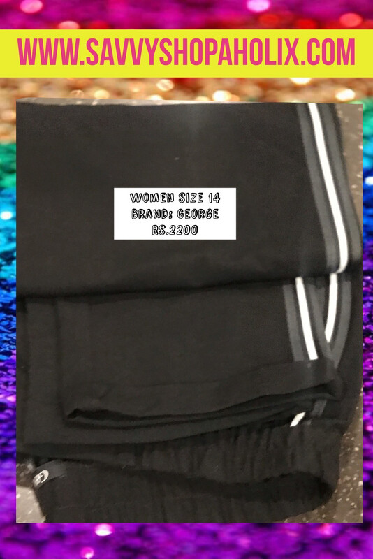 George Side Tape Pants Size 14