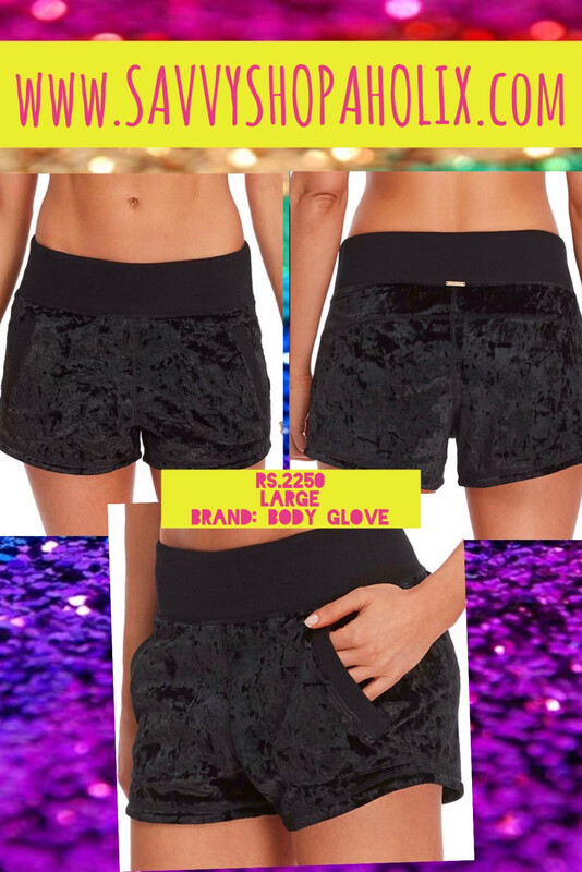 Body Glove Black Velvet Shorts