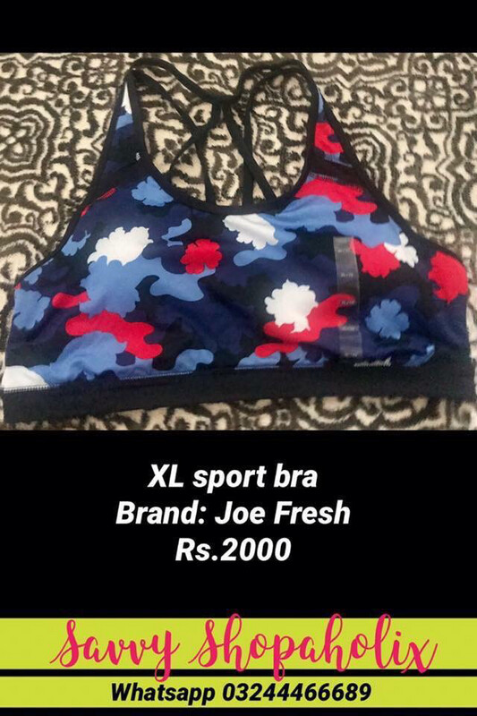 XLarge Sports Bra By Joe fresh