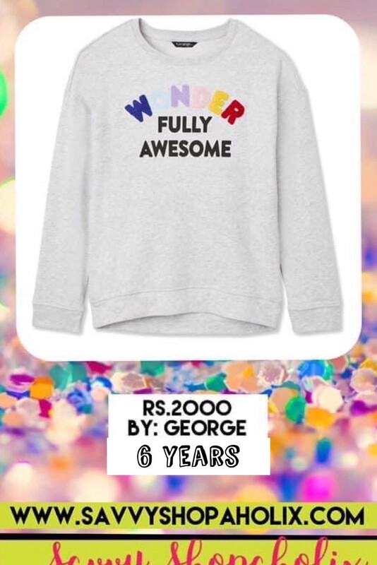 George  Wonder Fully Awsome Sweat Shirt