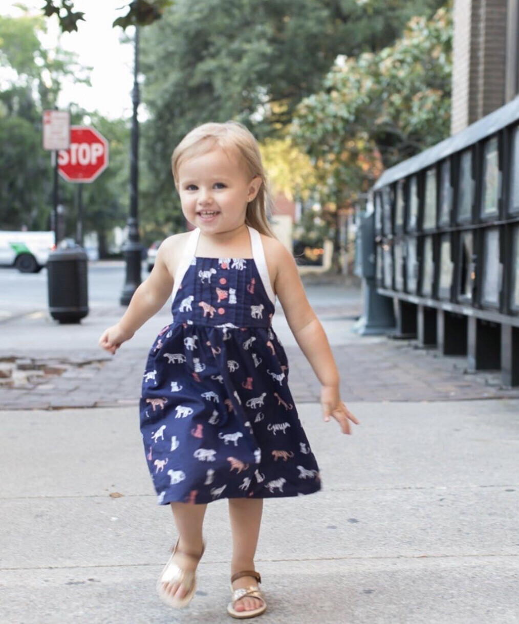 Gymboree Cotton Dress- Animal Print