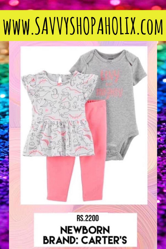 Baby Girl 3pc Outfit By Carter’s 