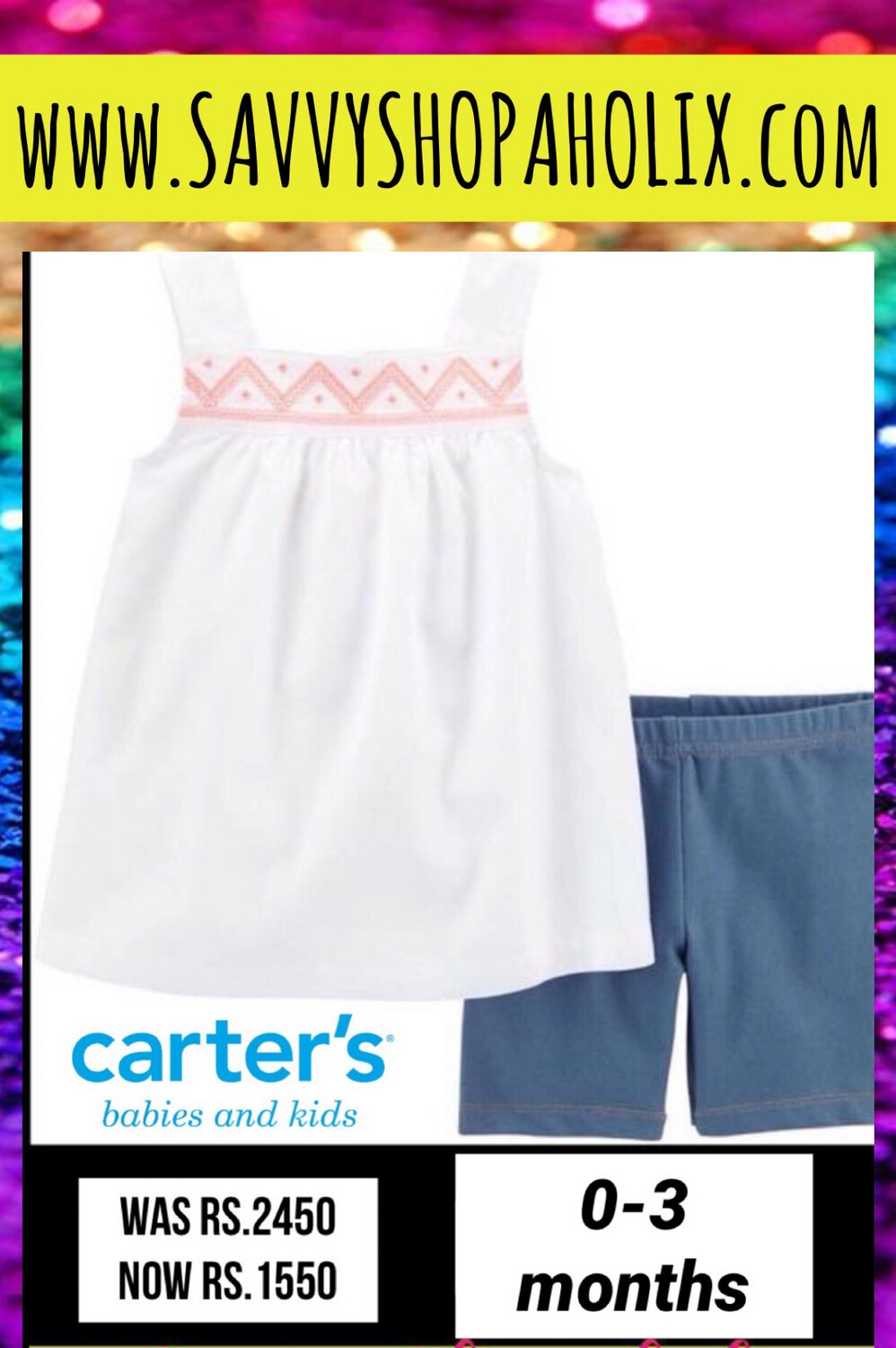 2pc Girls Outfit By Carter’s