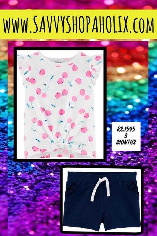 2pc Shorts And T-shirt Set By Carter’s 