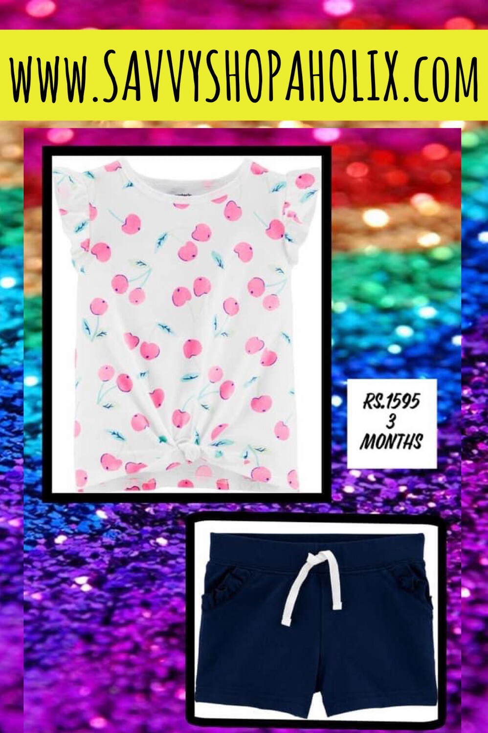2pc Shorts And T-shirt Set By Carter’s 