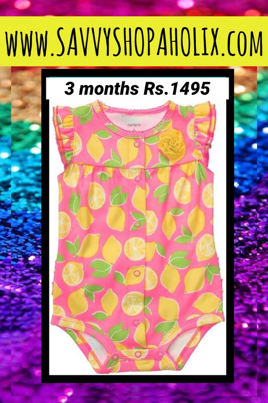 Romper By Carter’s- Lemon