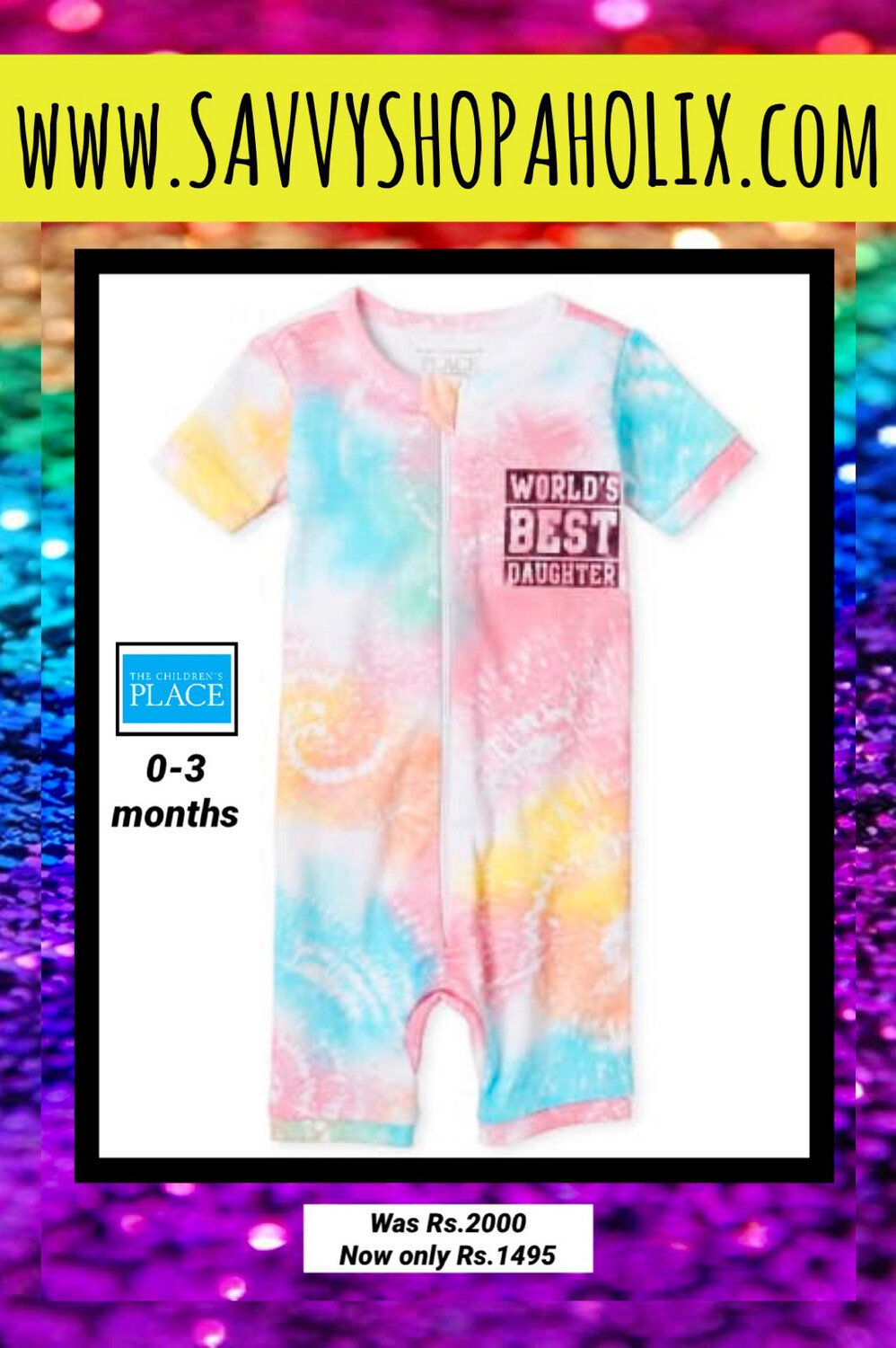 Baby Girl Romper By The Children’s Place- World’s Beat Daughter