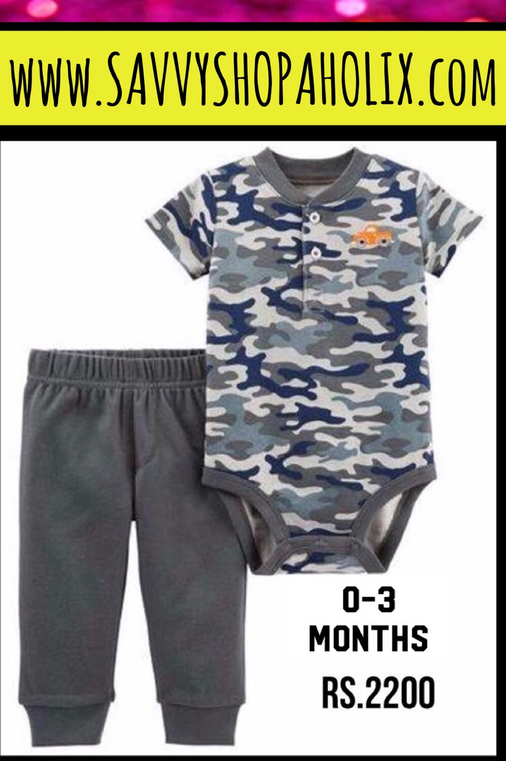 2pc Boy’s Outfit By Carter’s 