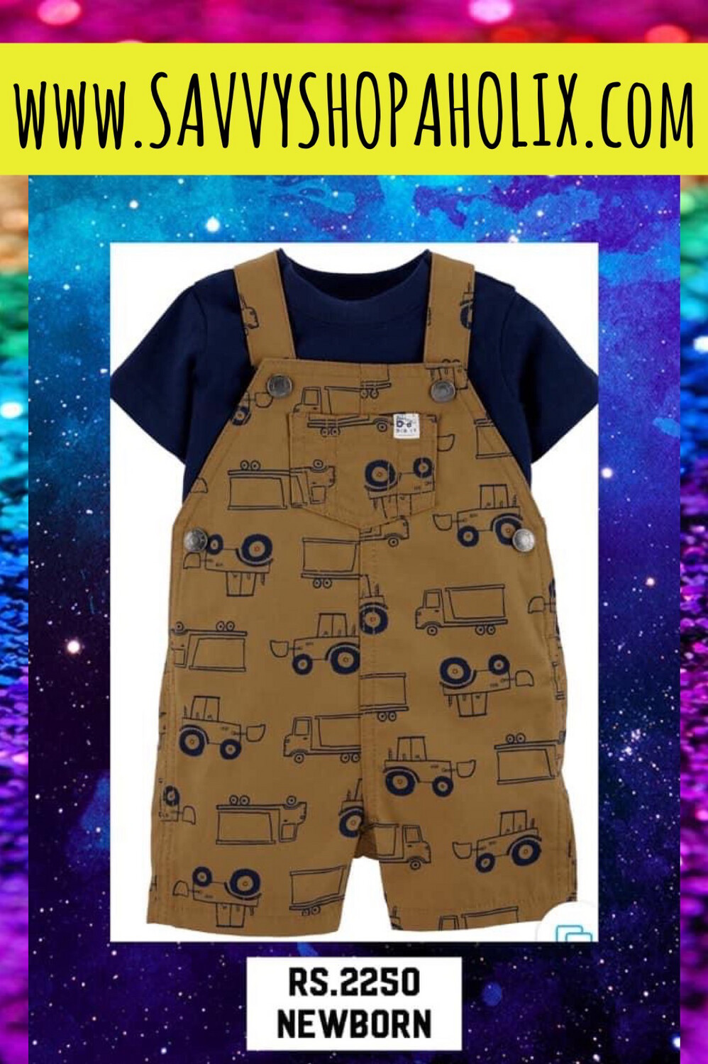 Carter’s Baby Boy 2pc Overalls Outfit