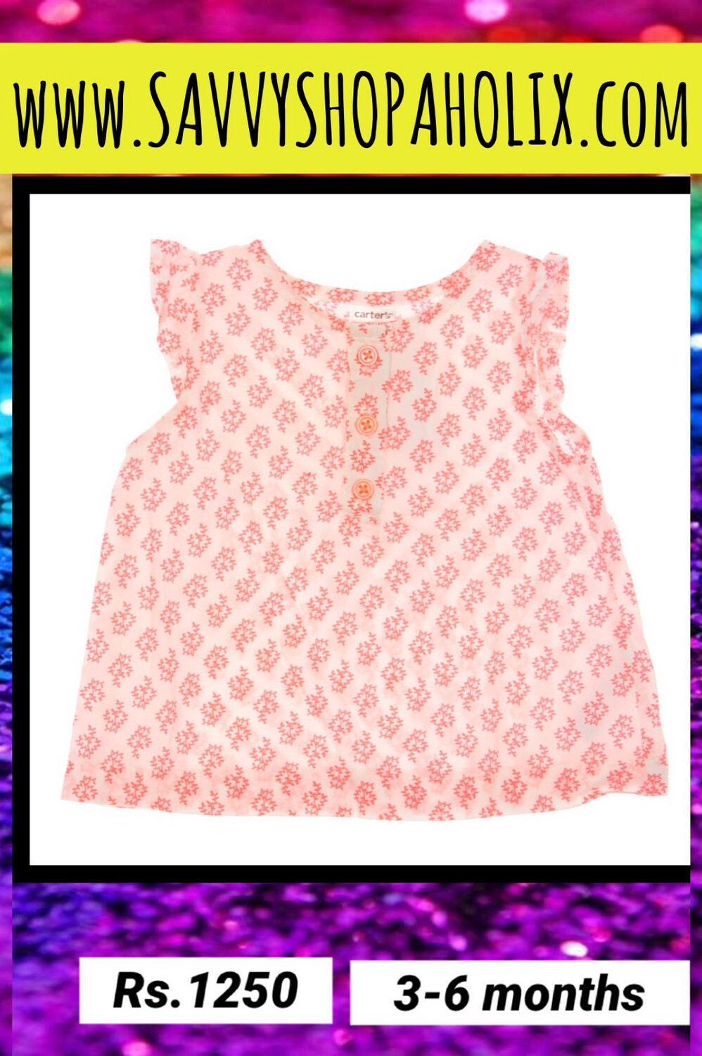 Baby Girl Carter’s Cotton Top