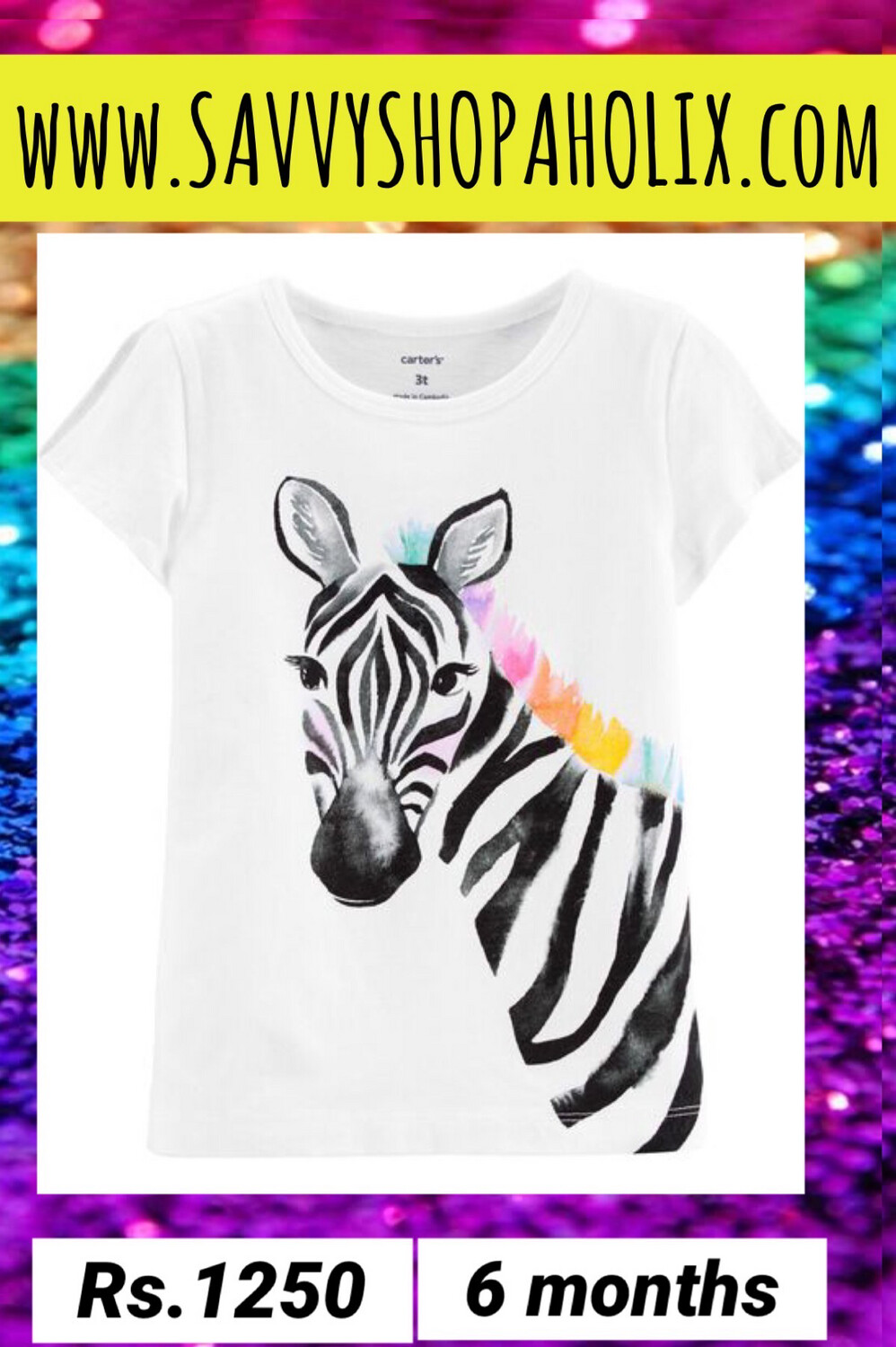 Carter’s Zebra TShirt