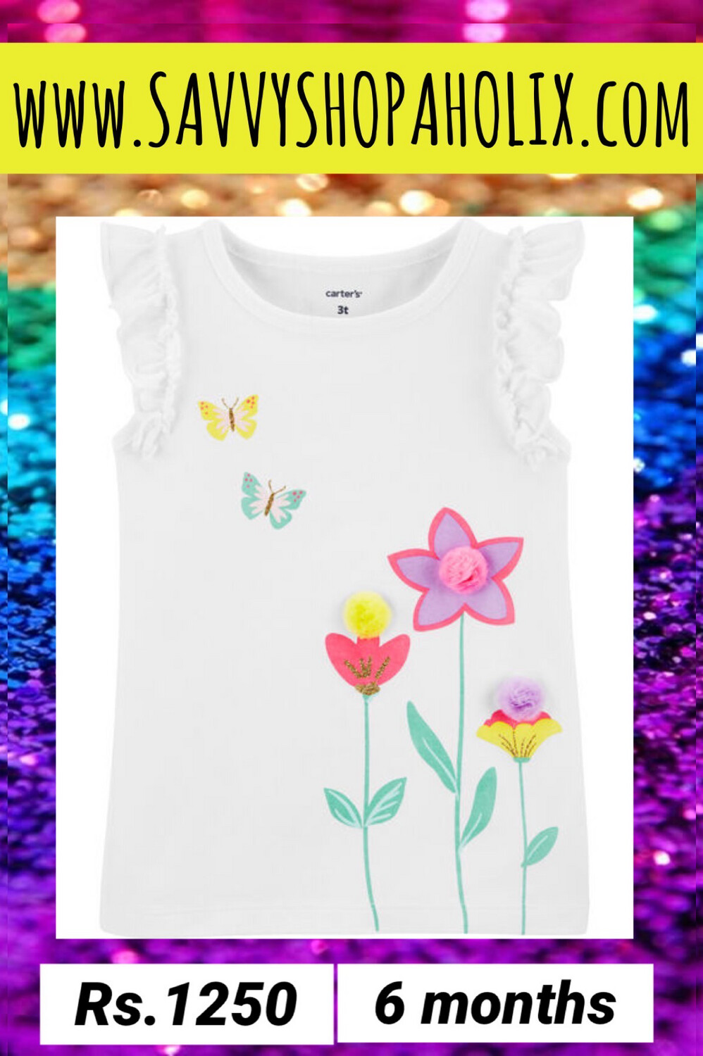 Carter’s flower TShirt