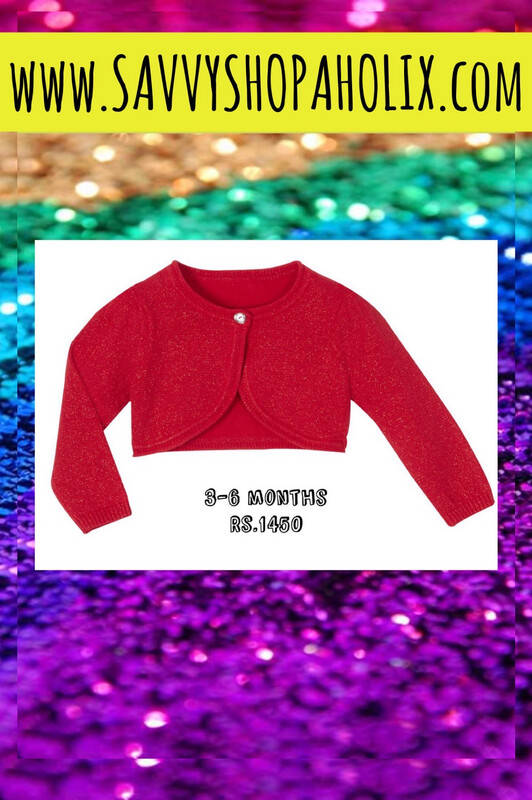 Baby Girl Red sweater/Cardigan By George
