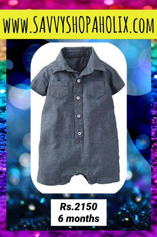 Denim Romper By Carter’s