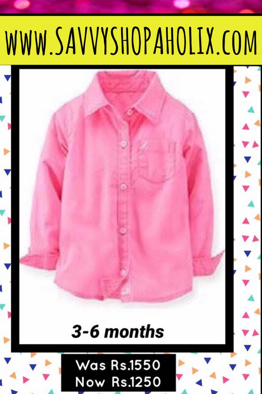 Baby Boy Button Down Shirt  By Carter’s