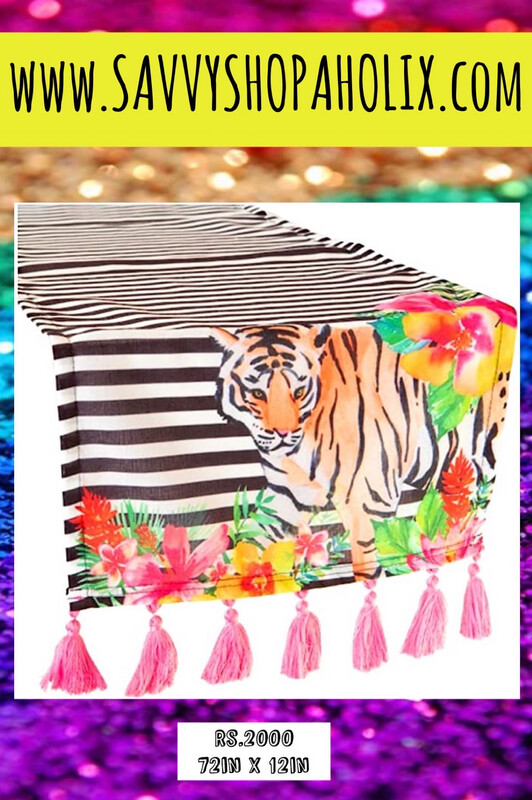 Tiger Spring Table Runner
