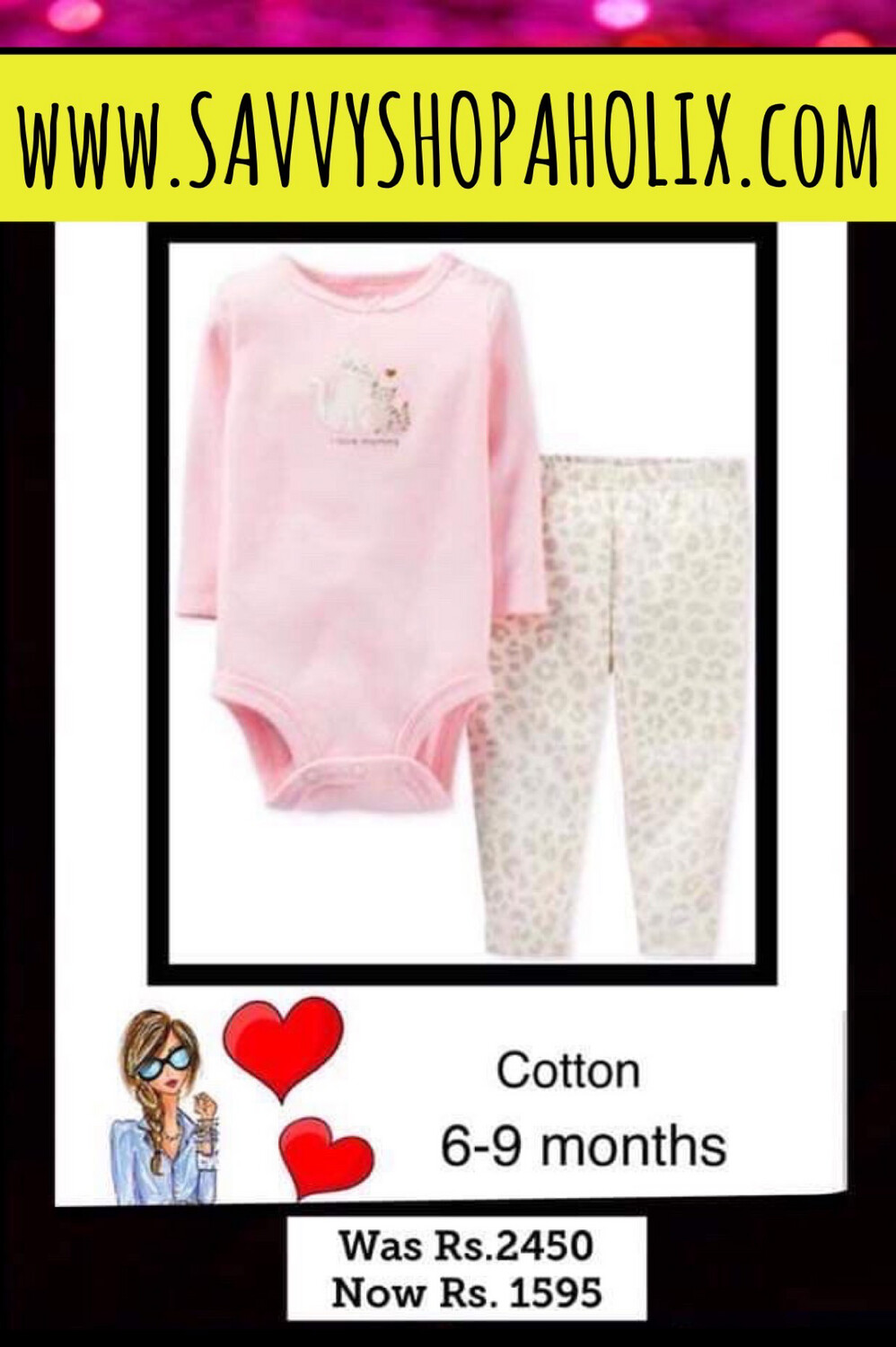 2pc Girls Outfit By Carter’s