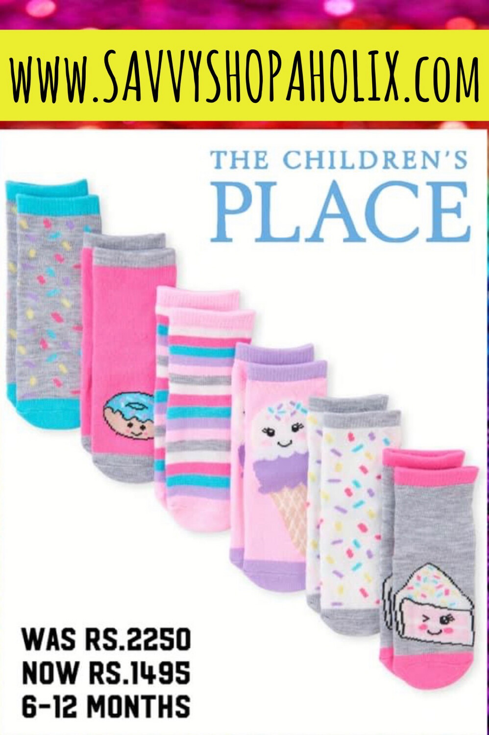 6pk socks by The children&#39;s Place
