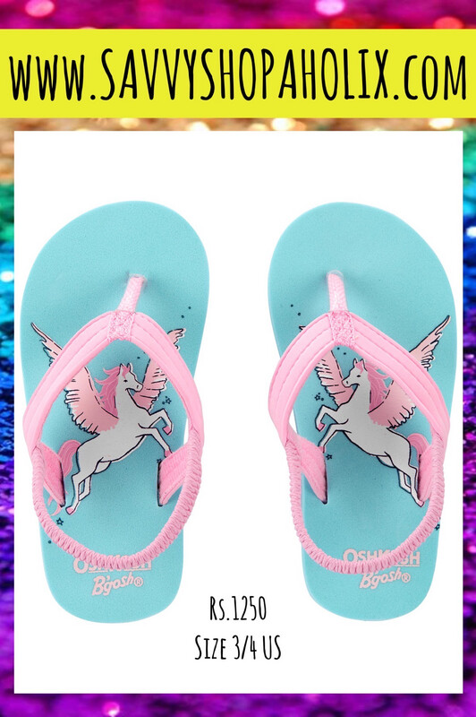 OshKosh Unicorn Flip Flops