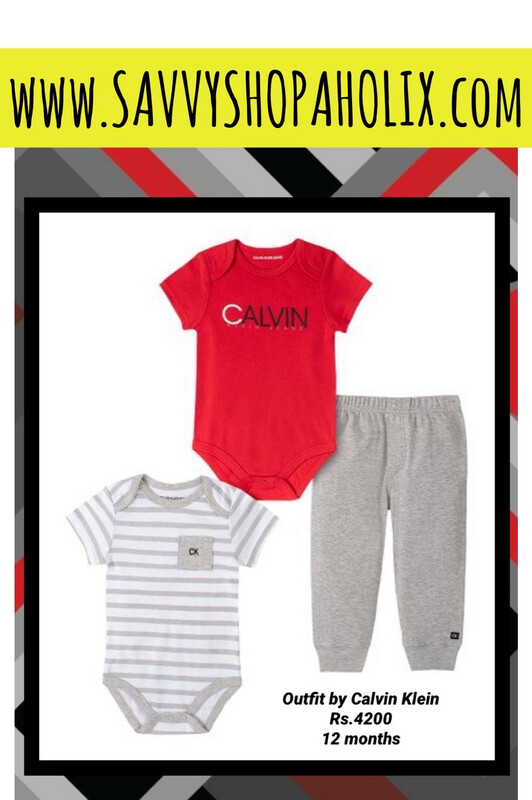 Red Calvin Klein Jeans Bodysuit Set