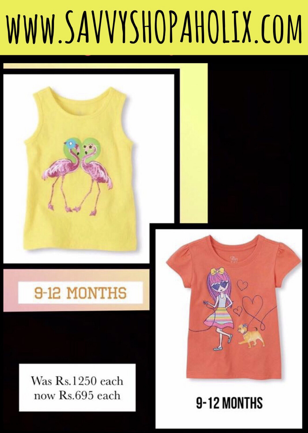 Baby Girl 2pk T-shirts By The Children’s Place