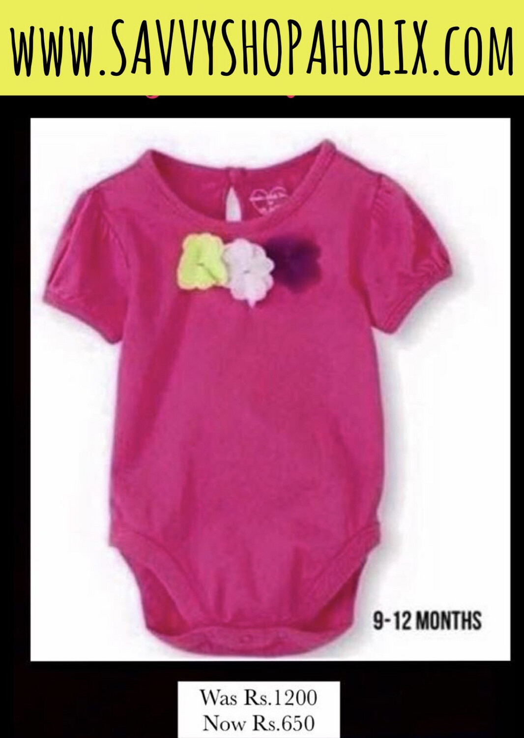 Baby Girl Bodysuit By The Children’s Place- Flowers