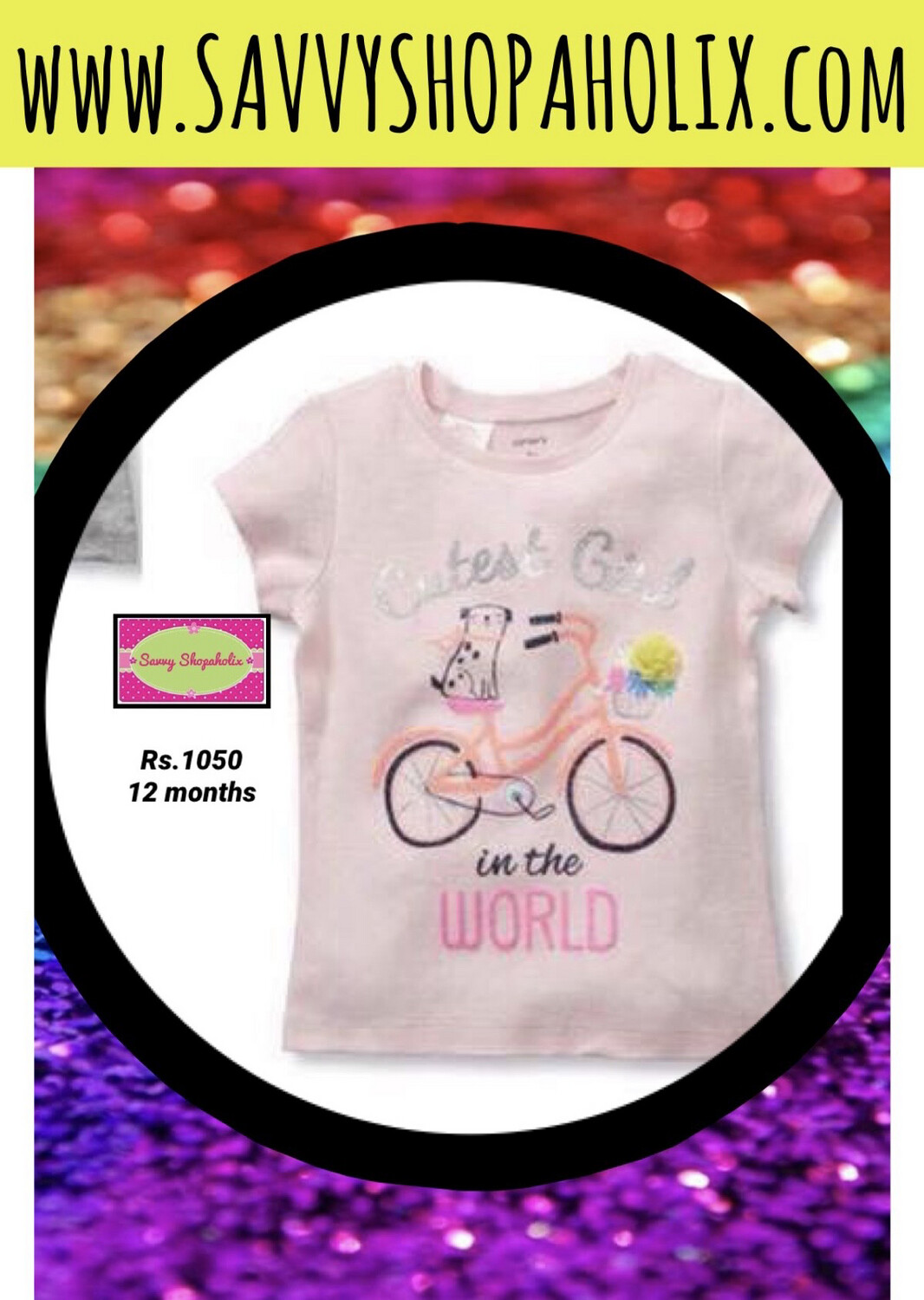 Cutest Girl In The World Tshirt By Carter’s 