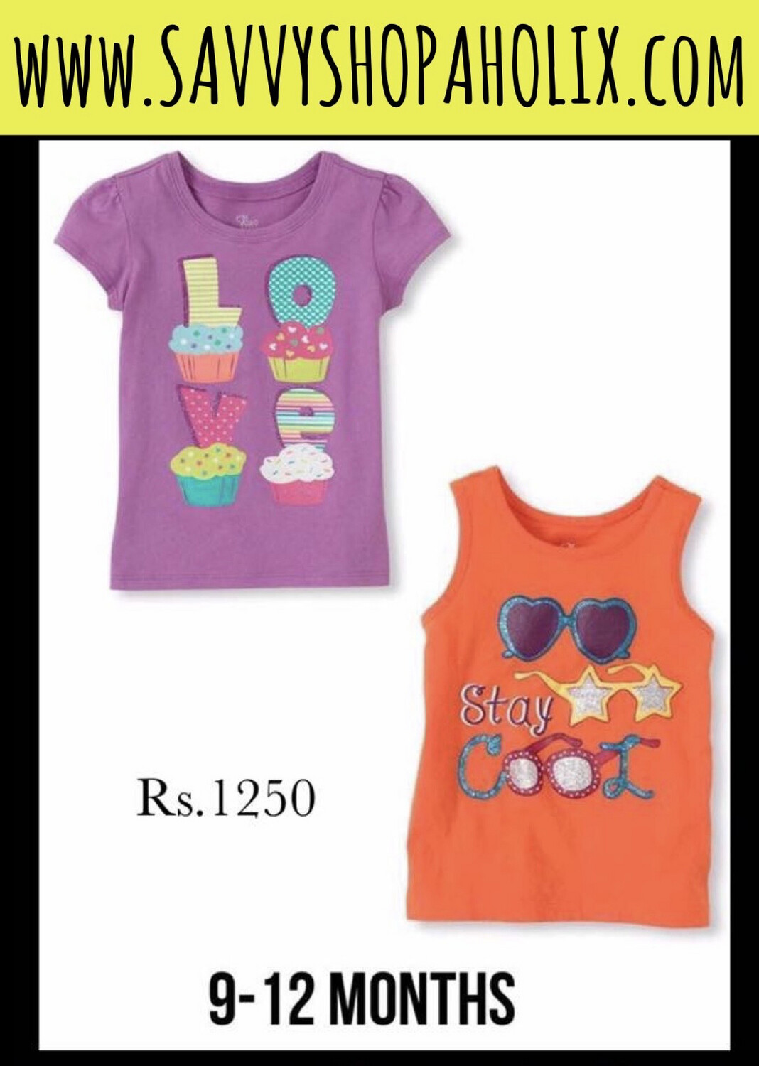 Baby Girl 2pk T-shirts By The Children’s Place