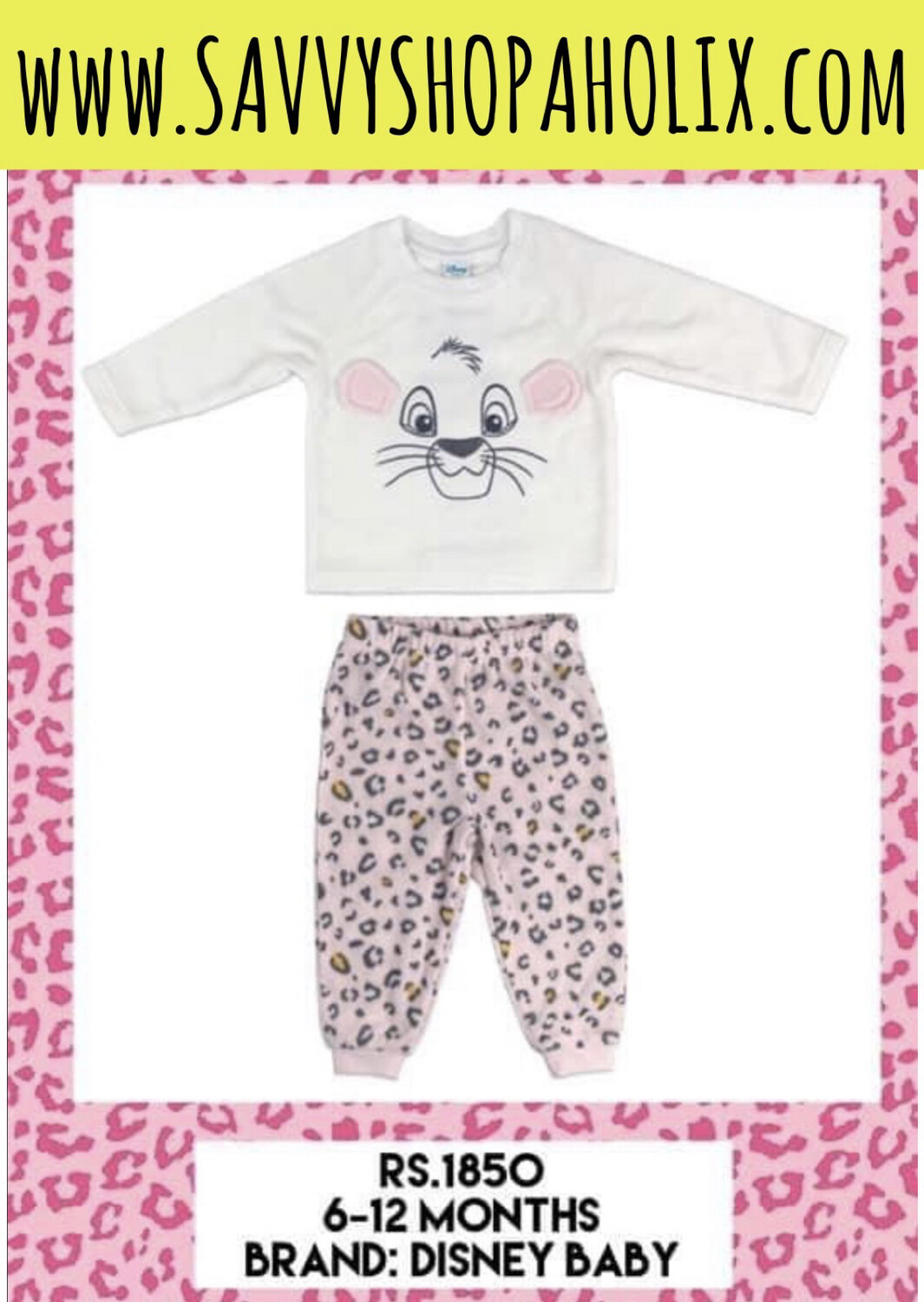 Disney Baby Plush Fleece Lion King Outfit
