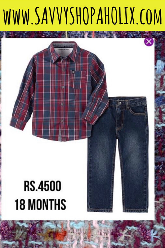 Blue &amp; Red Plaid Button Up &amp; Blue Jeans by Calvin Klein