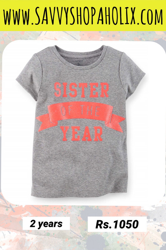 Sister Of The Year Tshirt By Carter’s 