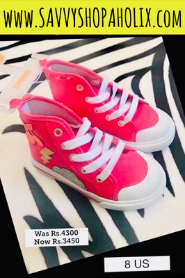 Red High Zip Up Boots/shoes By Gymboree 
