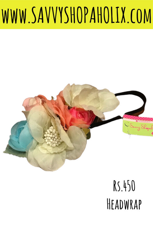 3D Flower Hair Band/ Head Wrap