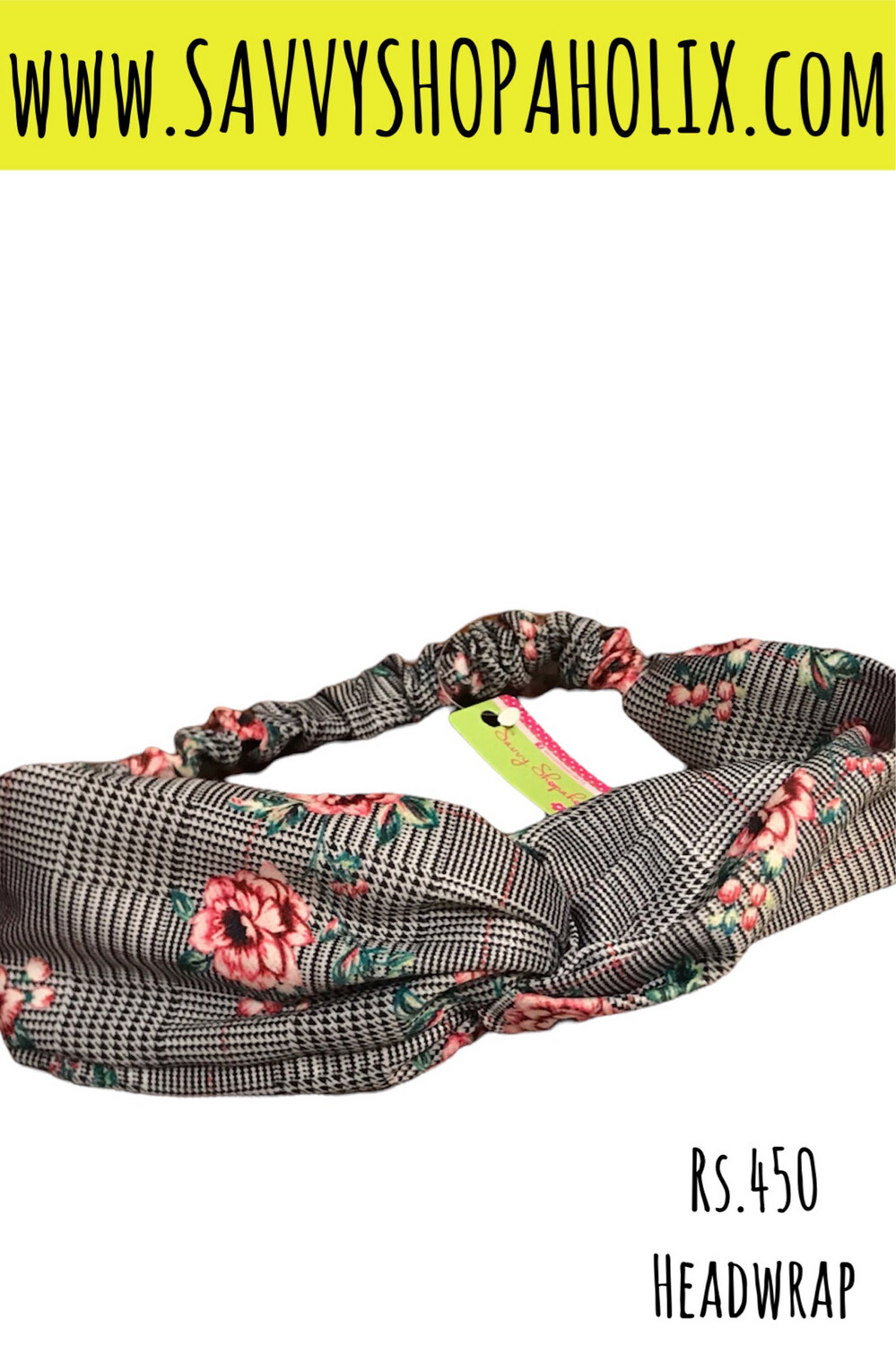 Black And White Headband/Wrap