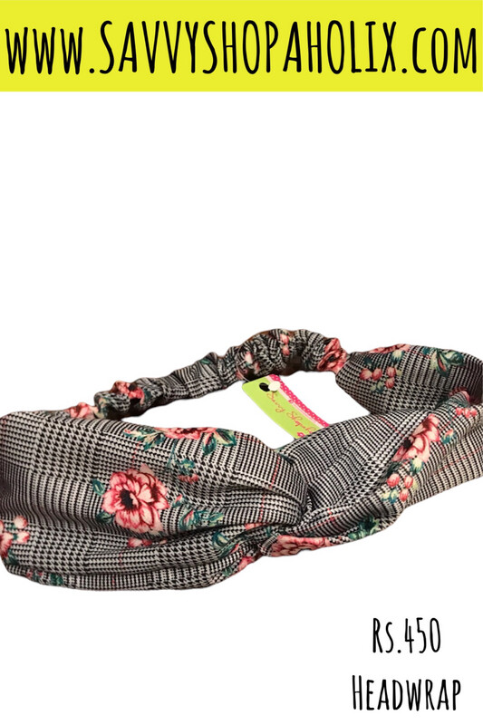 Black And White Headband/Wrap