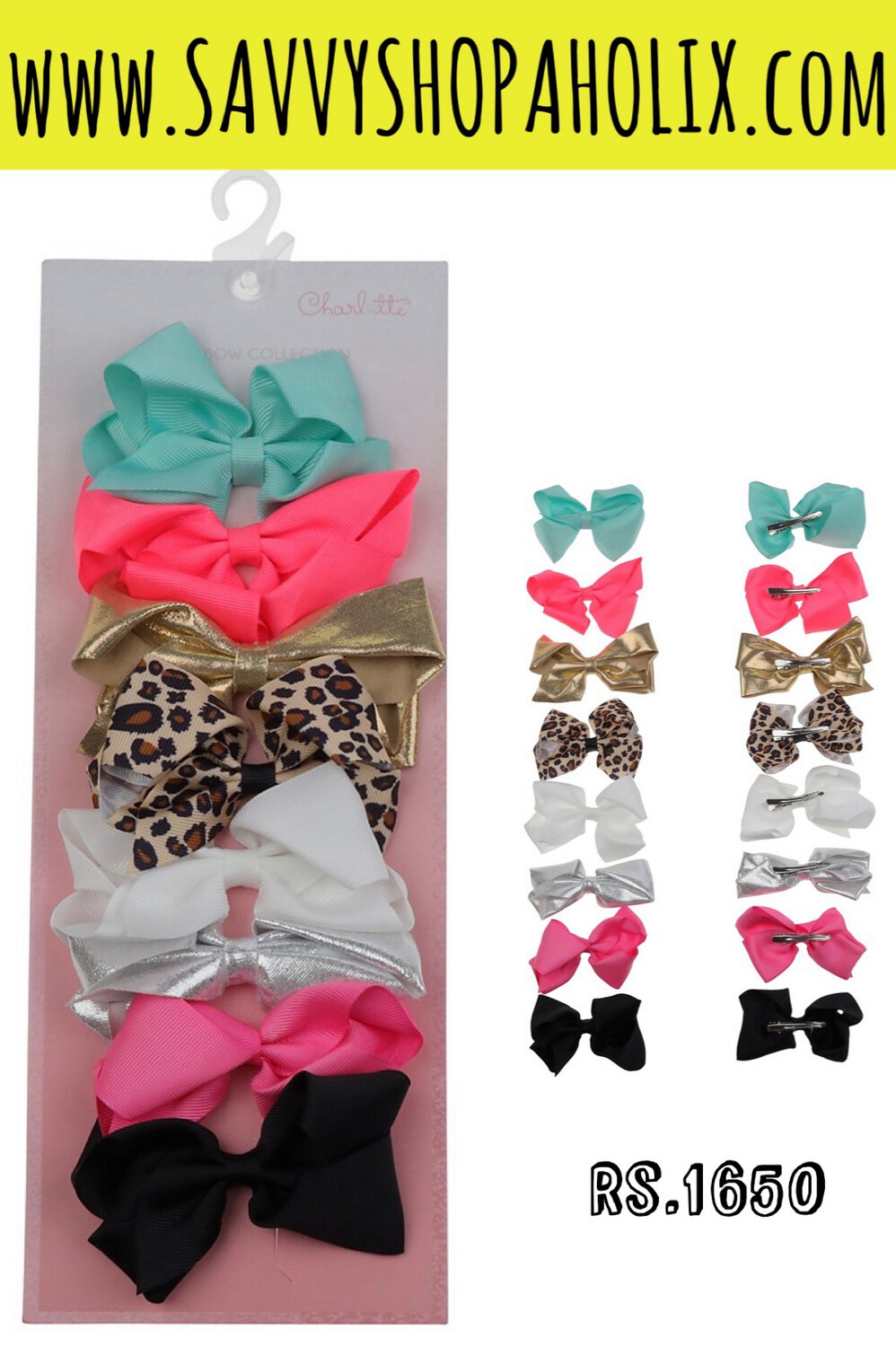 Charlotte 8 Peice Bow Collection