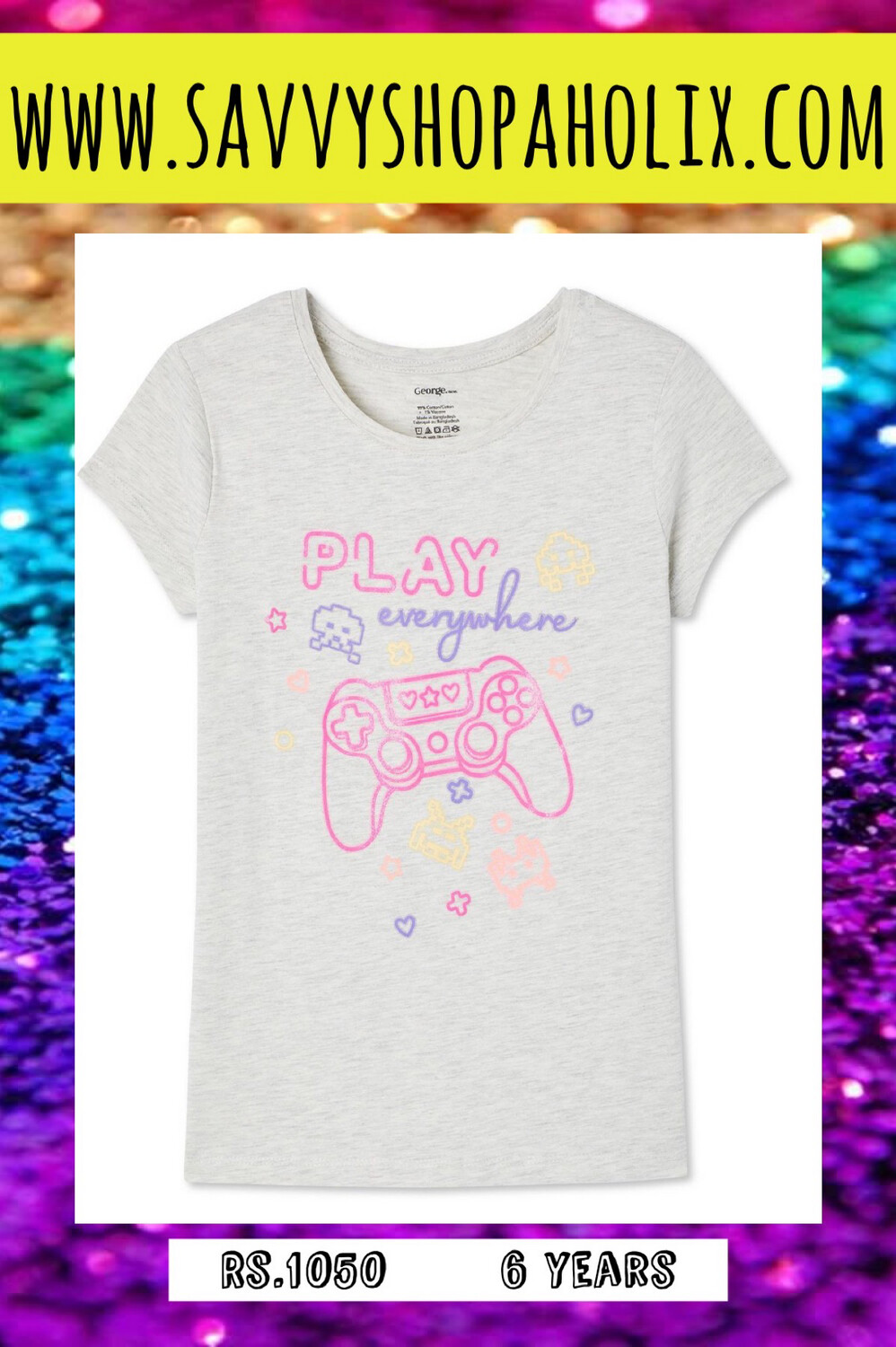 George Cotton T-Shirt-Play Everywhere