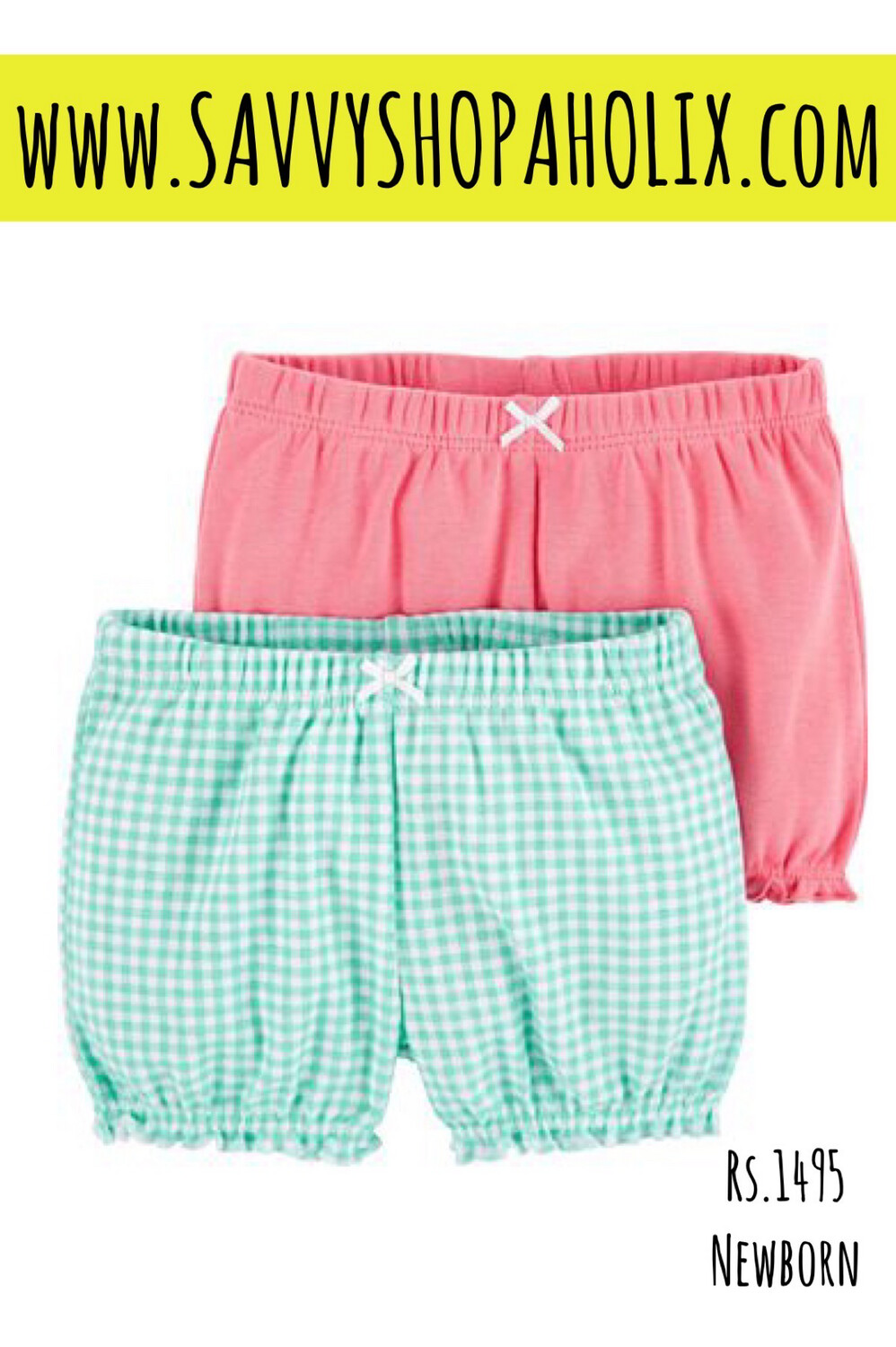 Carter’s 2pk Bubble Shorts