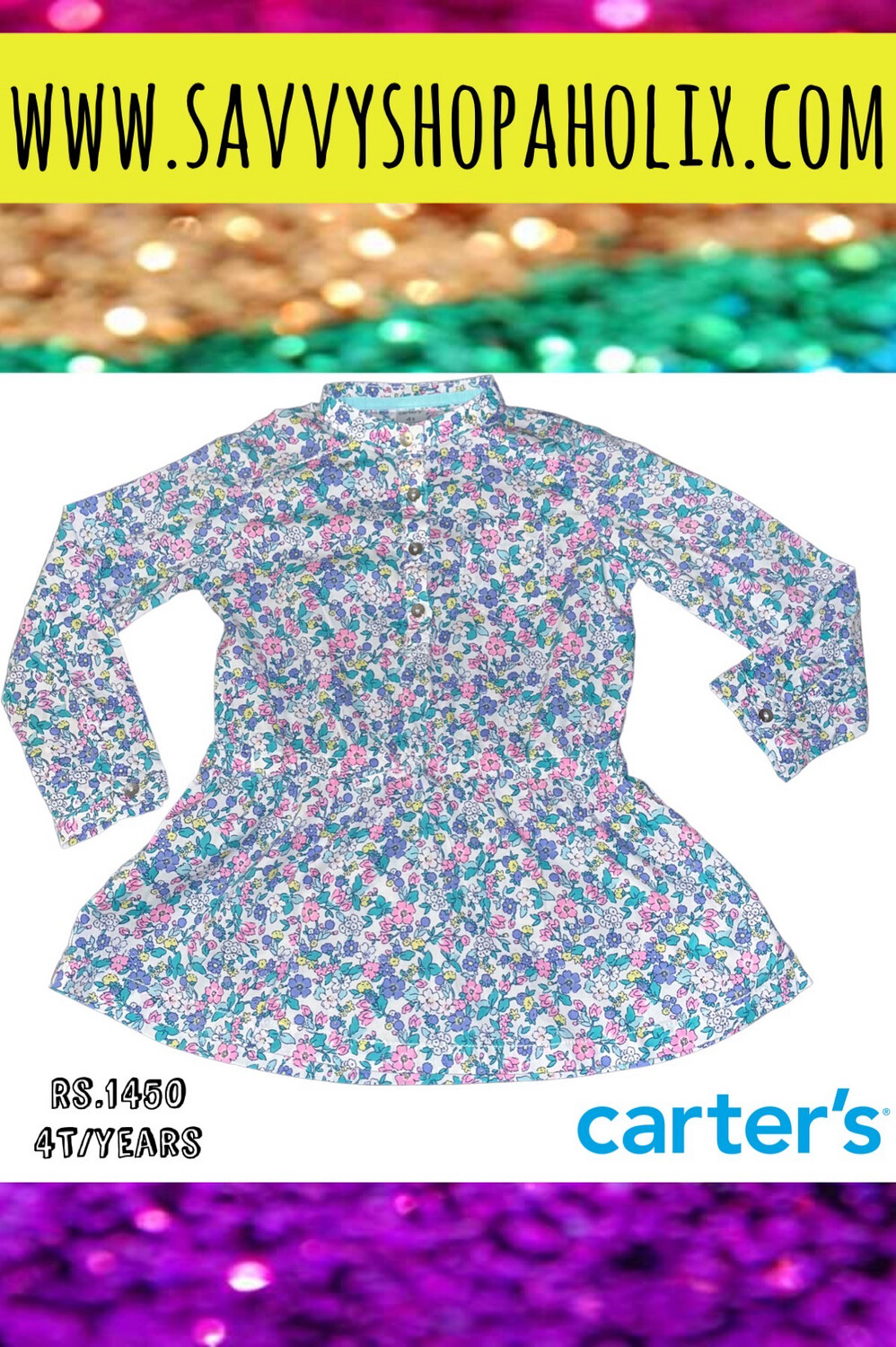 Carter’s Floral Cotton Top