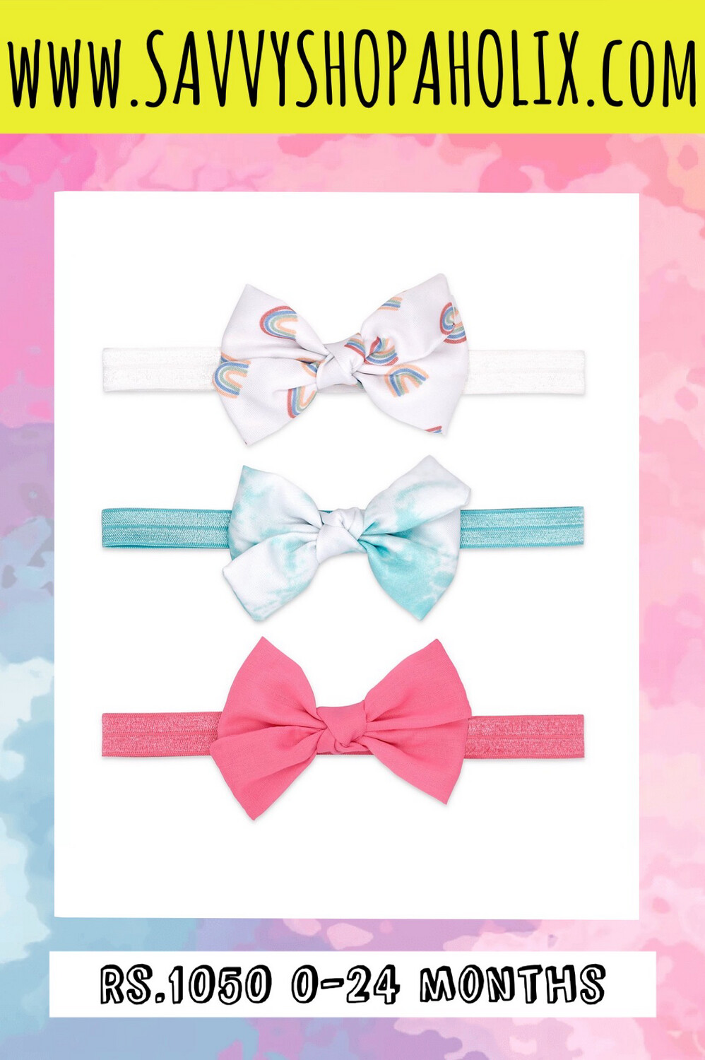 KHRISTIE 3PCS HEADBANDS/WRAPS
