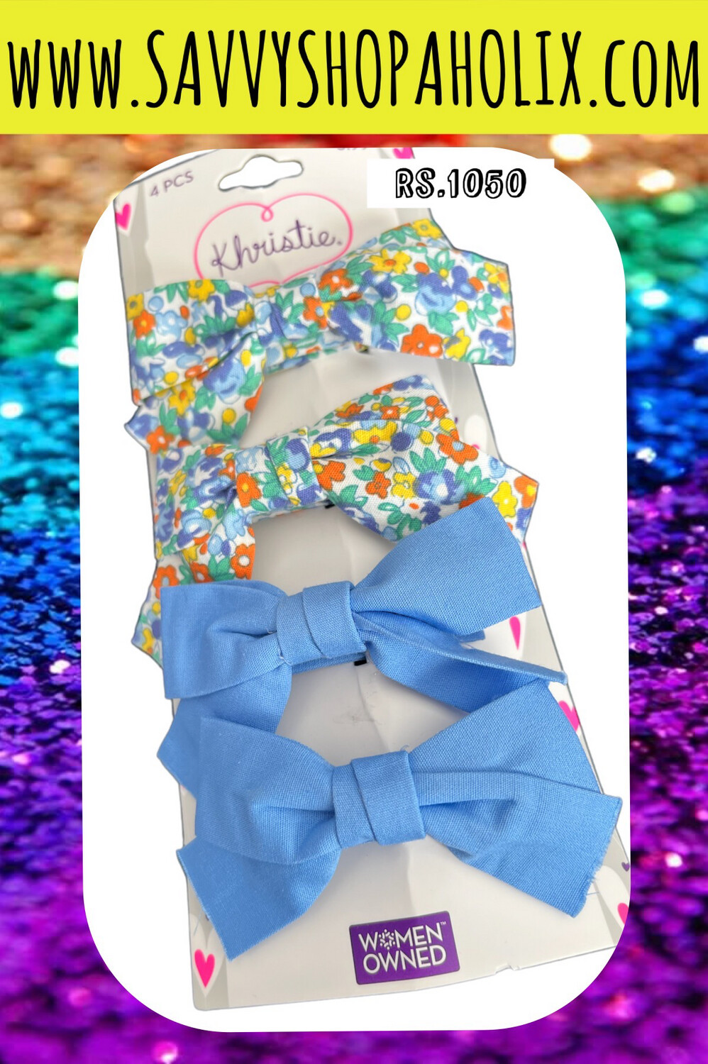 KRISTIE 4PACK HAIR CLIPS