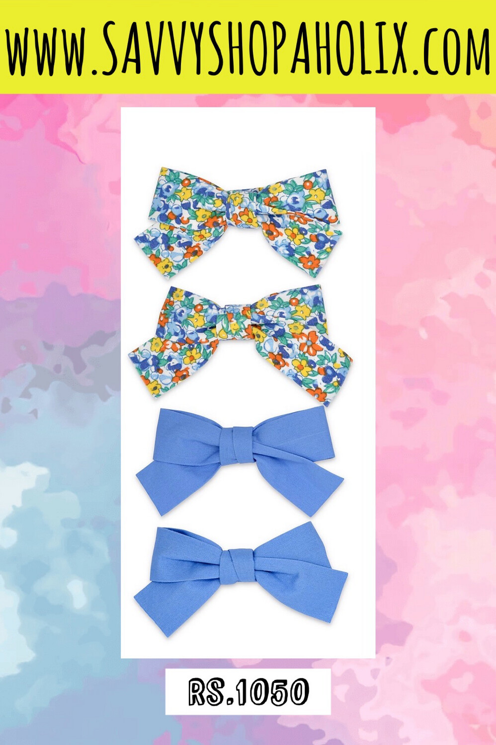 KHRISTIE 4PACK HAIR CLIPS