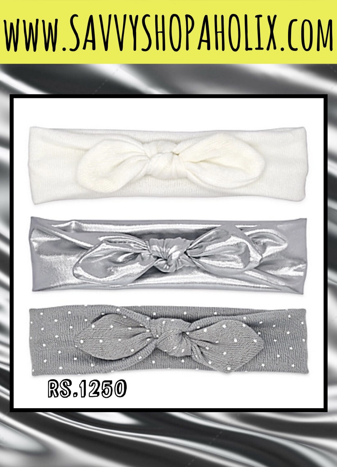 KHRISTIE 3PCS HAIRBANDS