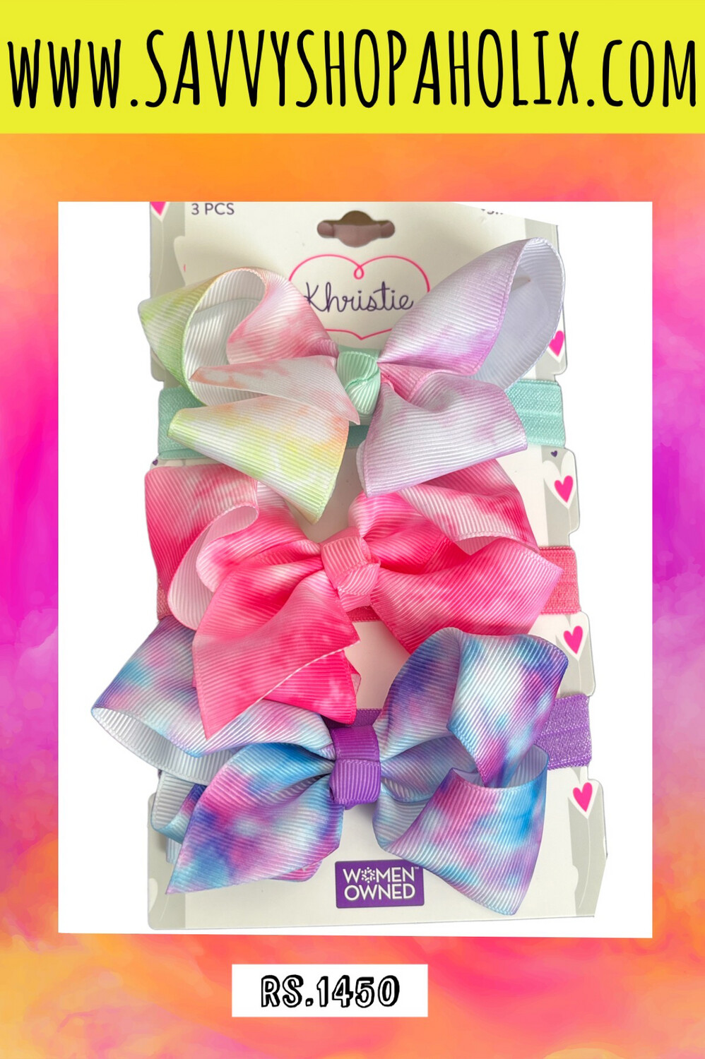 KHRISTIE 3PCS HAIRBANDS
