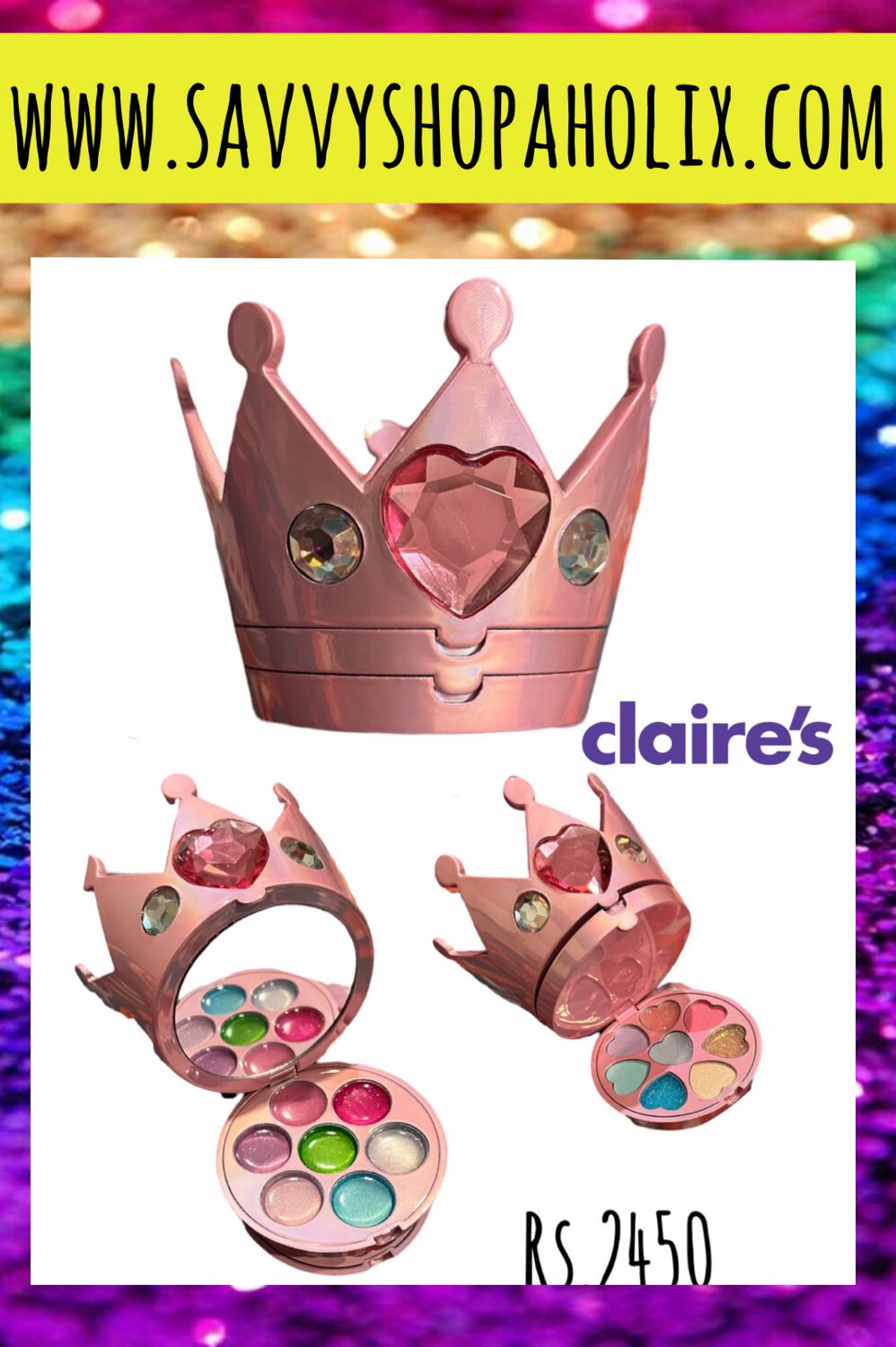 CLAIRE&#39;S PRINCESS MAKEUP CROWN