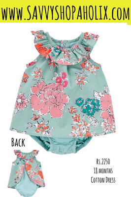 CARTER&#39;S COTTON FLORAL DRESS