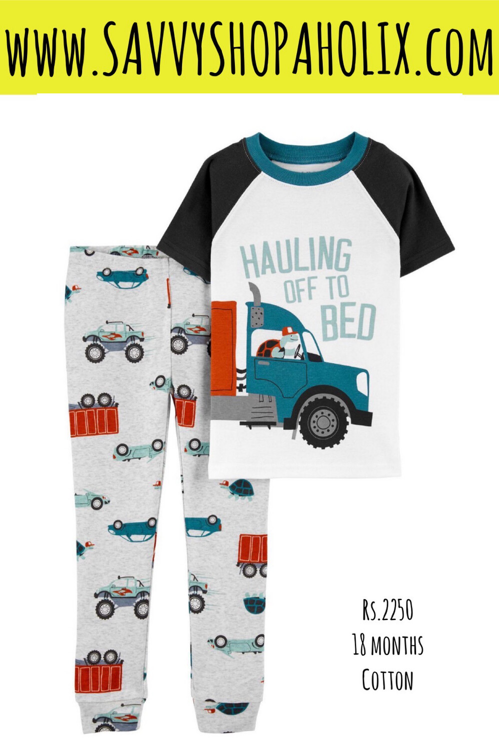 Carter’s Night Suit- HAULING OF THE BED