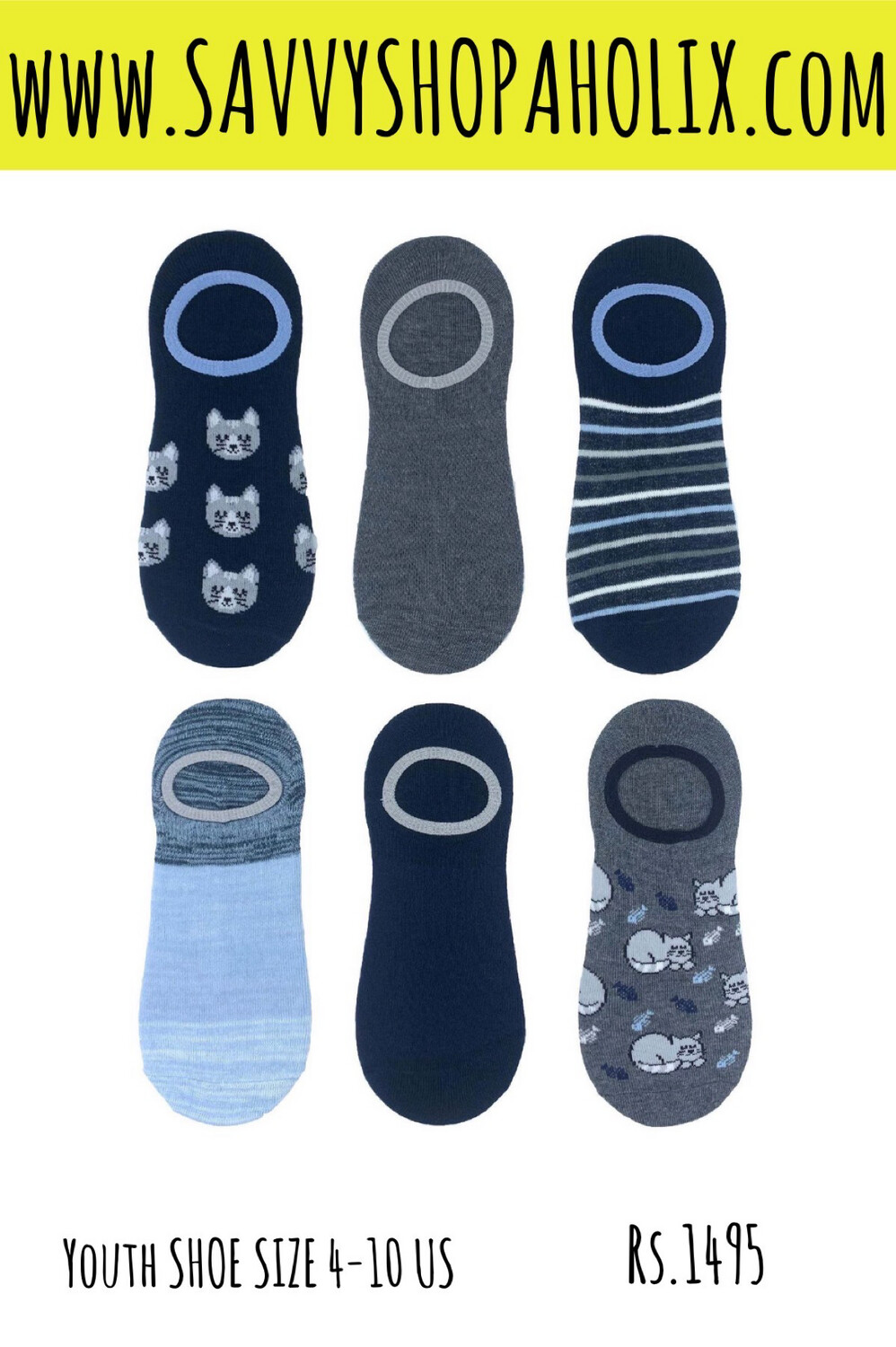 Girl Youth 6pk Socks