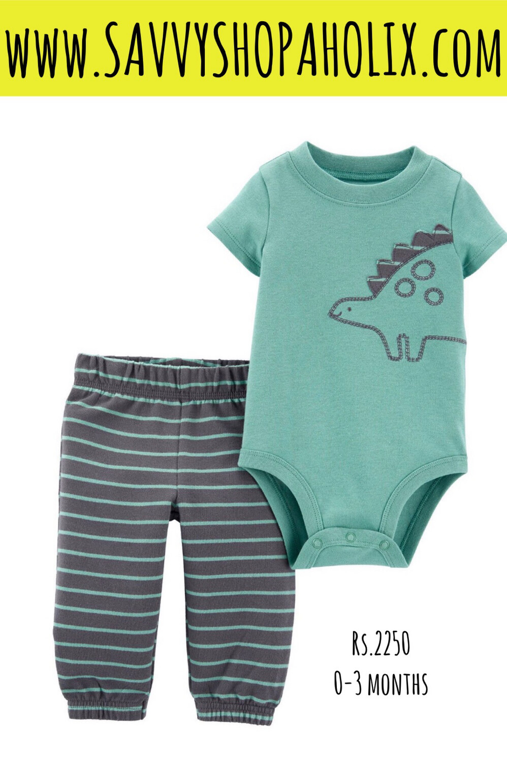 CARTER&#39;S 2PC OUTFIT- DINO