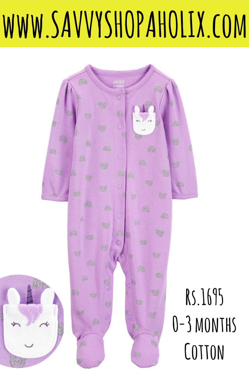 Carter’s Unicorn Cotton Sleeper
